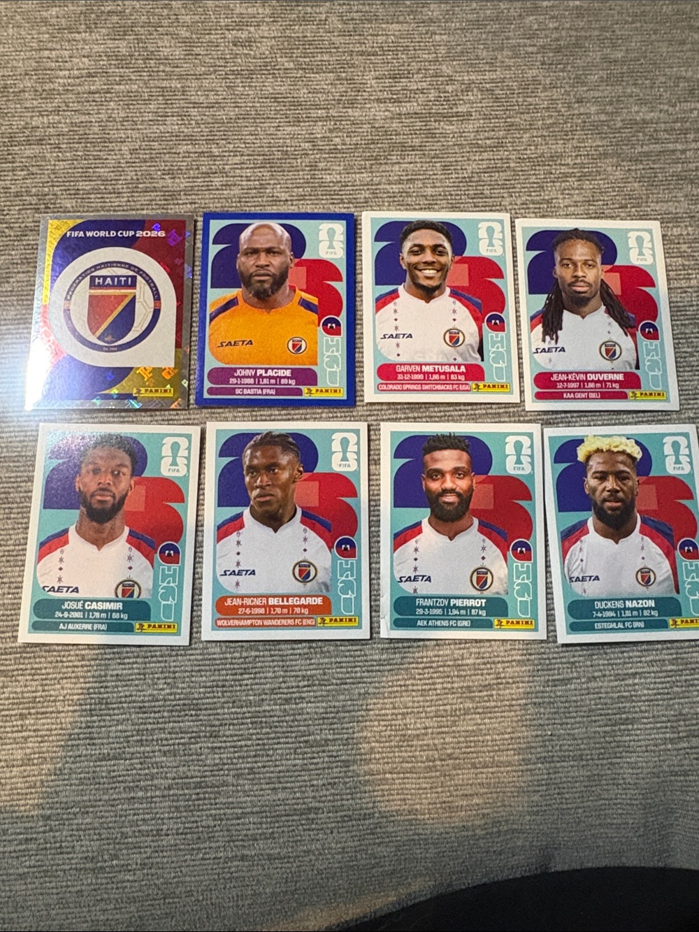 Panini FIFA World Cup 2026 - Haiti Player Sticker